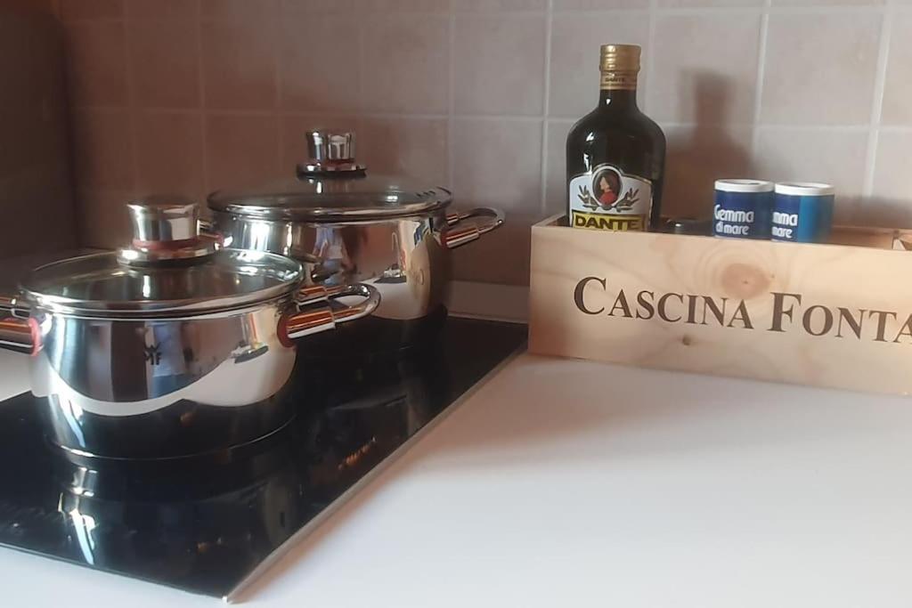 Charming 2.5Room Flat In Center Of Monforte dʼAlba Buitenkant foto